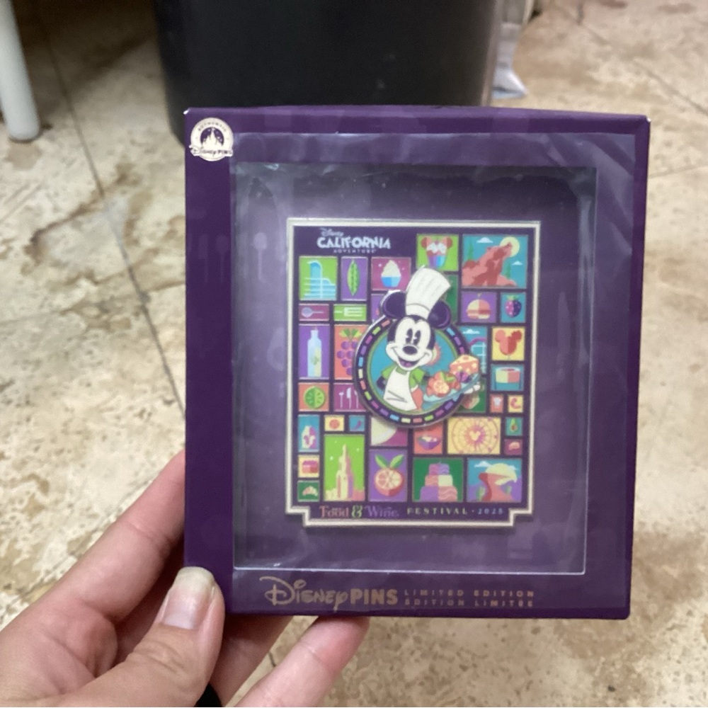 Disney Food & Wine Festival 2025 Limited Edition Pin